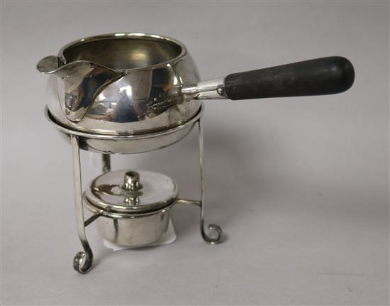 A Hukin & Heath brandy warmer